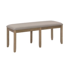 Linon Jorissen Grey Wash Backless Bench