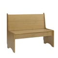 Linson Large Back Rest Bench Honey