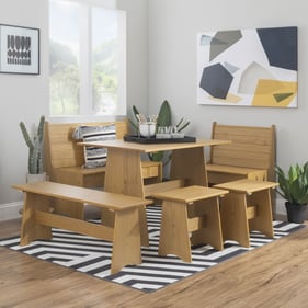 Linon Linson Honey 6pc Dining Room Set