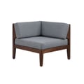 Summerlyn Walnut Corner Chair