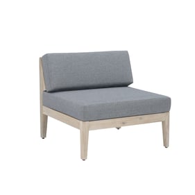 Linon Summerlyn Natural Grey Outdoor Middle Chair