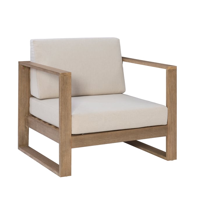 Linon Silas Natural Beige Chair LN-OD41NAT01U