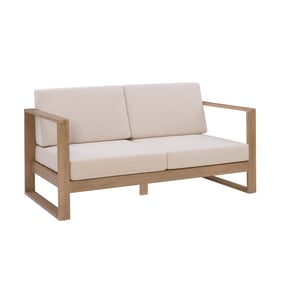 Linon Silas Natural Beige 2 Seater Sofa