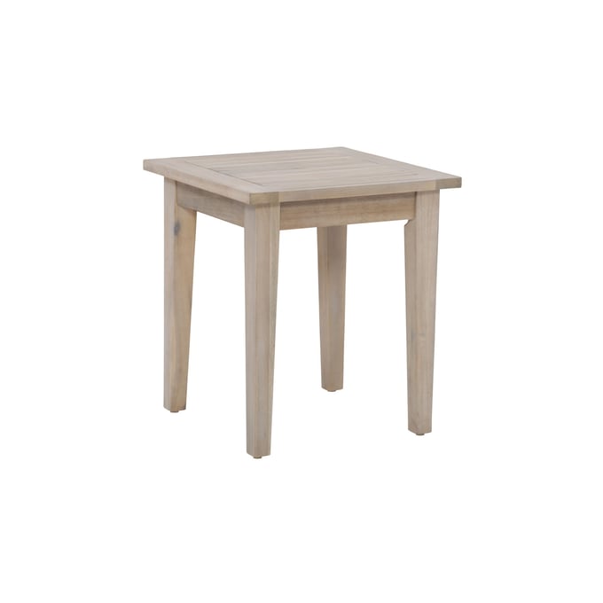 Linon Teagon Natural Outdoor Side Table LN-OD53NAT01U