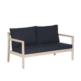 Linon Teagon Blue Natural 2 Seater Sofa