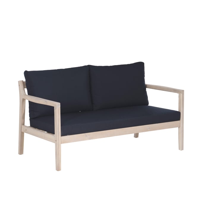 Linon Teagon Blue Natural 2 Seater Sofa LN-OD54BLU01U