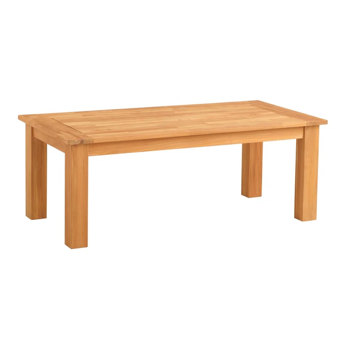 Linon Carenen Natural Outdoor Coffee Table LN-ODCP066TK01U