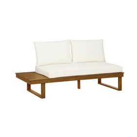 Linon Skypark Beige Outdoor Leftside Loveseat