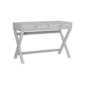 Linon Peggy Grey Writing Desk