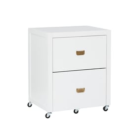 Linon Peggy White File Cabinet