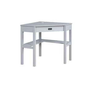 Linon Peggy Grey Corner Desk