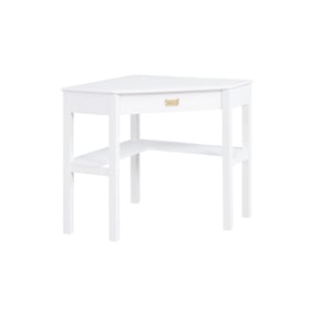 Linon Peggy White Corner Desk