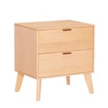 Reid 2 Drawer Nightstand Natural