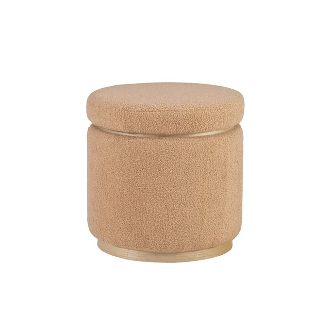 Linon Blanche Natural Tan Storage Ottoman LN-ST011TAN01ASU