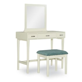 Linon Garbo Cream Green Vanity Set