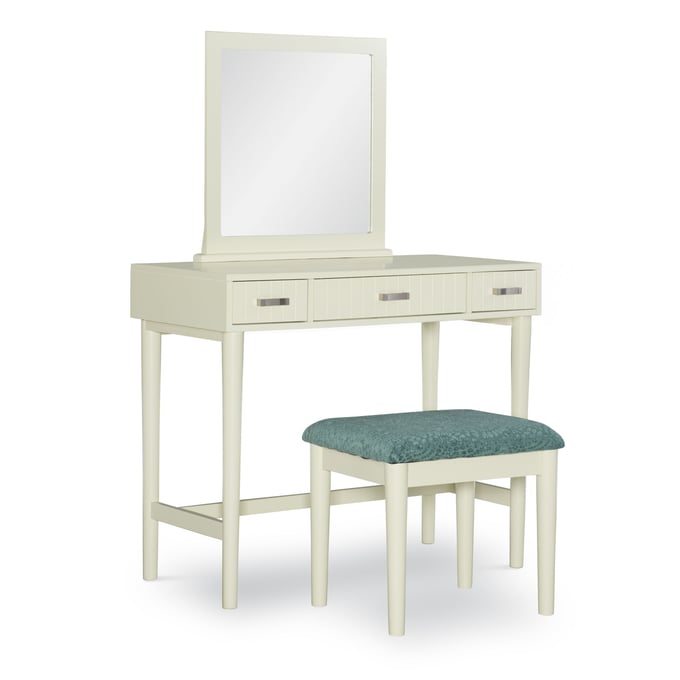 Linon Garbo Cream Green Vanity Set LN-VS065CRMABU