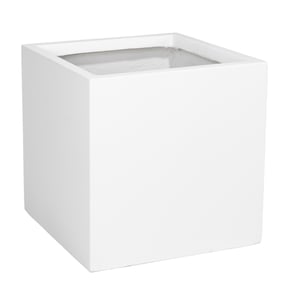 LeisureMod Fern White 23.6 Inch Planter