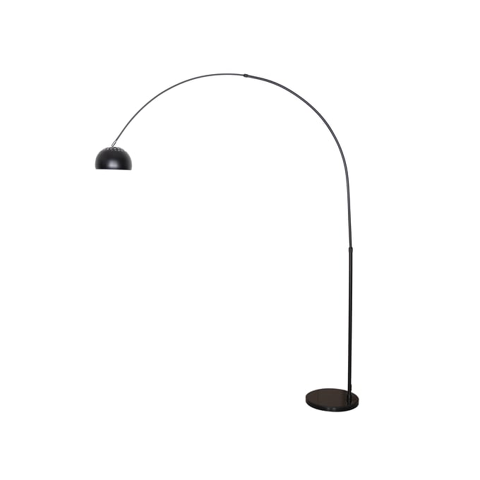 LeisureMod Arco Black Arched Floor Lamp LSM-ALBL-BL-13BL