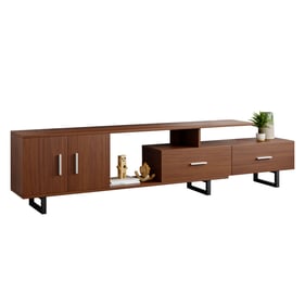 LeisureMod Avery Walnut TV Stand