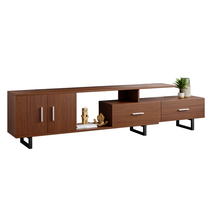 LeisureMod Avery Walnut TV Stand LSM-ATS69NW