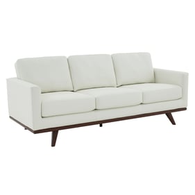 LeisureMod Chester White Sofa