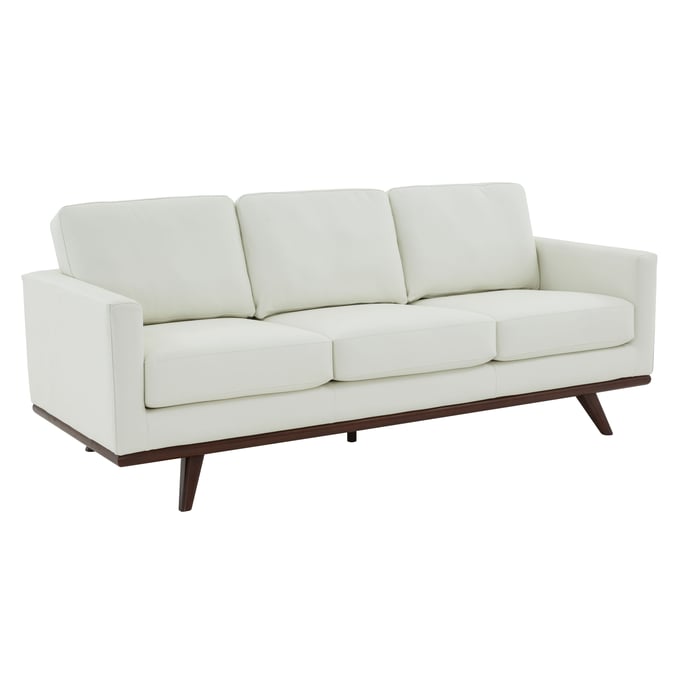 LeisureMod Chester White Sofa LSM-CS83W-L