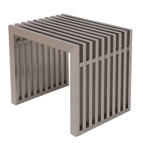 Design Edge Dungog  19 Inch Stainless Steel Bench