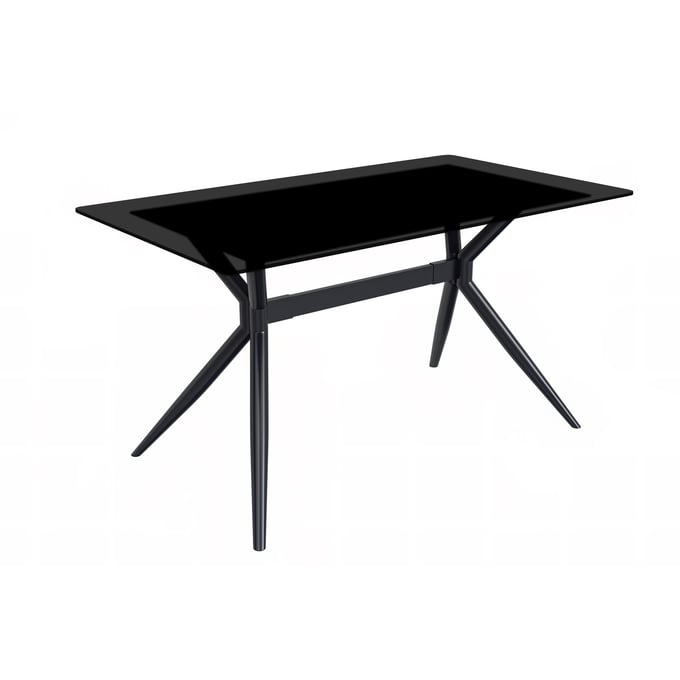 LeisureMod Elega Black Dining Table LSM-ETBL-55BL-G