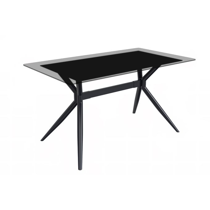 LeisureMod Elega Clear Dining Table LSM-ETBL-55CL-G