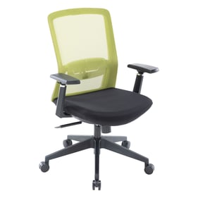 LeisureMod Ingram Green Mesh Office Task Chair