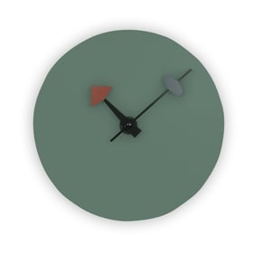 Design Edge Gerringong  Ocean Green Round Wall Clock