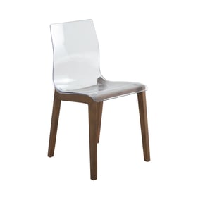 LeisureMod Marsden Walnut Dining Side Chair