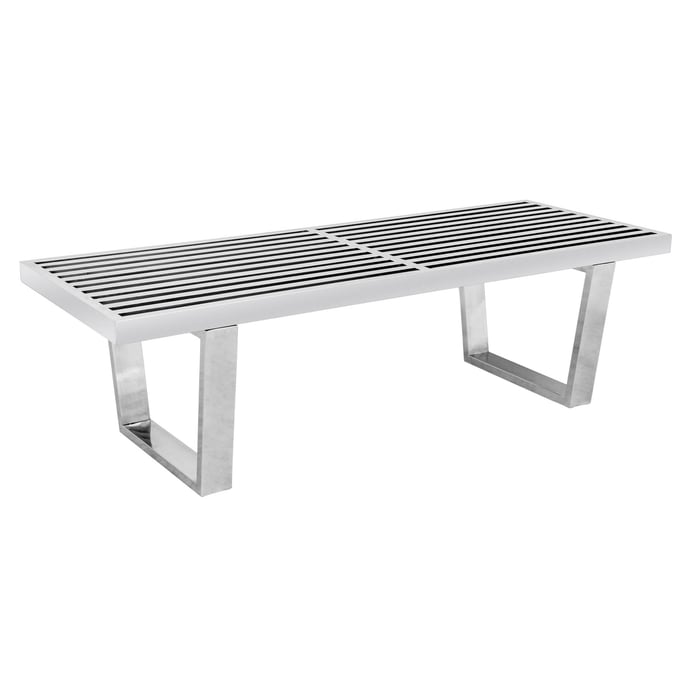 Design Edge Greenhill  Silver 4 Feet Platform Bench DE-22369294