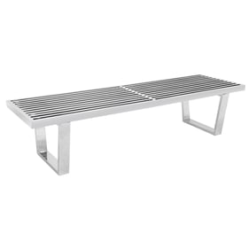 Design Edge Greenhill  Silver 5 Feet Platform Bench