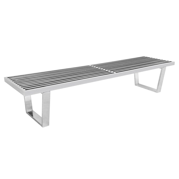 Design Edge Greenhill  Silver 6 Feet Platform Bench DE-22369394