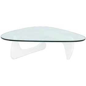 Design Edge Fingal Head  White Triangle Coffee Table