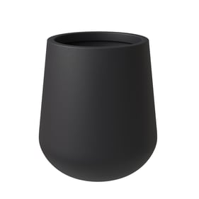 LeisureMod Orchid Black 11.8 Inch Planter