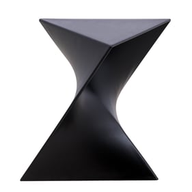 LeisureMod Randolph Black Side Table