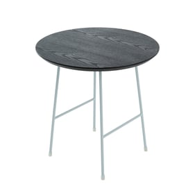 LeisureMod Rossmore Black Side Table