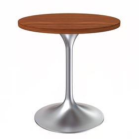 LeisureMod Verve Cognac Brown 27 Inch Dining Table