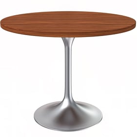 LeisureMod Verve Cognac Brown 36 Inch Dining Table