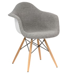 Design Edge Hexham  Grey Eiffel Accent Chair