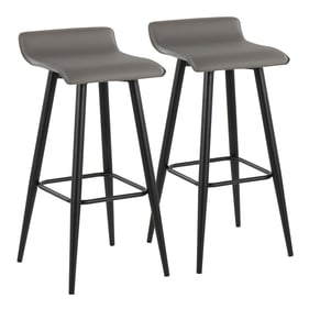 2 LumiSource Ale Grey Bar Stools