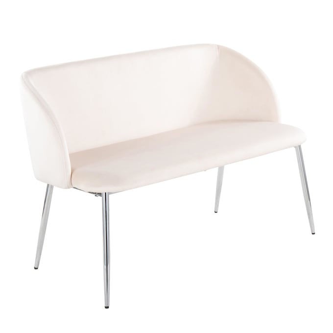 LumiSource Fran Cream Bench LUMI-BC-FRANV-CHRCR