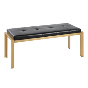 LumiSource Fuji Gold Black Bench