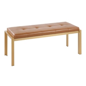 LumiSource Fuji Gold Camel Bench