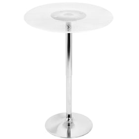 LumiSource Spyra Light Up Adjustable Bar Table