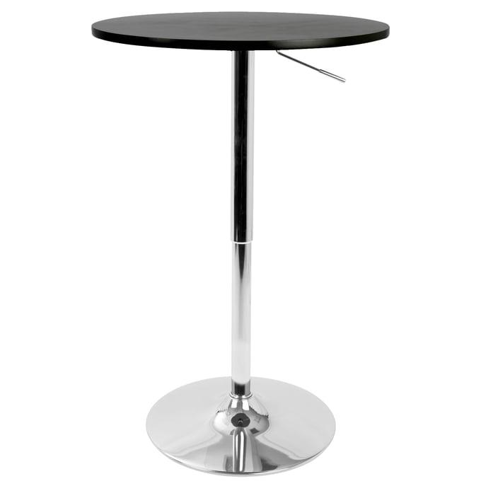 LumiSource Elia Black Adjustable Bar Table LUMI-BT-TLELIA27-BK