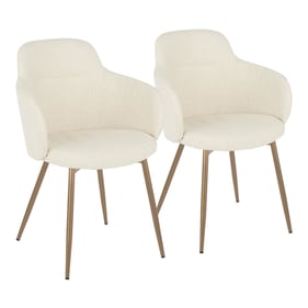 2 LumiSource Boyne Cream Chairs