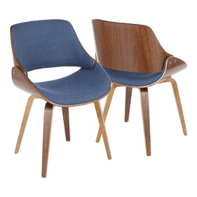 LumiSource Fabrizzi Blue Dining Chair